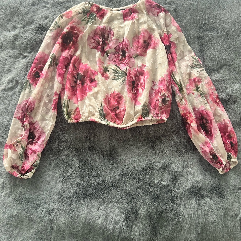 Floral Pink Women's Top